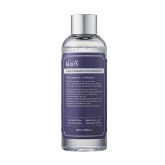 Supple Preparation Facial Toner 180ml- KLAIRS